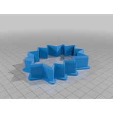 Akaslan Plastik Patlamalı Kurabiye Kesici