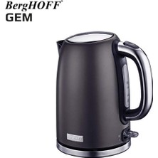 Özbience Şık Füme 1.7l Metal Su Isıtıcı, Dayanıklı ve Pratik Kullanım