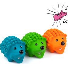 Özel Sesli Kirpi Köpek Oyuncağı Dayanıklı ve Diş Kaşımalık 15CM