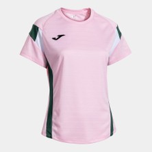 Joma Montreal Kadın Sıfır Yaka Pembe Spor Tişört 902518.554