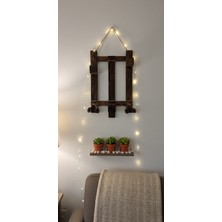 Rustika Ev Dekor Rafı