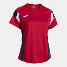 Joma Montreal Kadın Sıfır Yaka Kırmızı Spor Tişört 902518.331
