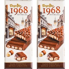 Beyoğlu 1968 Istiklal Tane Fındıklı Sütlü Çikolata 170 gr x 2 Adet