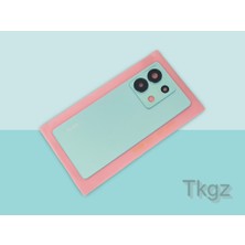 Tkgz Xiaomi REDMİ NOTE 13 -5G- Arka Pil Batarya Kapağı Kapak ( Full Kamera Lensli ) MAVİ