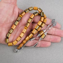 Lapisdo Galalit Sedefli Alpaka Püskül Kapsül Kesim 8X11MM Tesbih