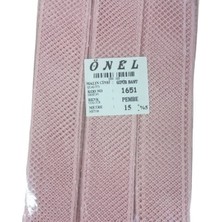 Nuvigo Dantel Polyester Güpür Bant Pembe 15 Metre En 3 Cm On-1651-p