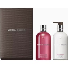 Molton Brown Fiery Pink Pepper Duş Jeli ve Vücut Losyonu Seti