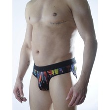 Çamaşır Kenti Erkek Fantezi Desenli Slip Iç Giyim