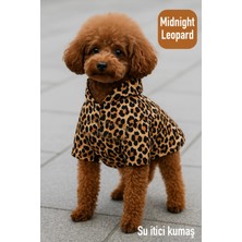 Leopar Desenli Köpek Montu - Yağmura Dayanıklı