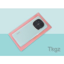 Tkgz Xiaomi REDMİ NOTE 14 PRO PLUS Arka Pil Batarya Kapağı Kapak ( Full Kamera Lensli ) MAVİ