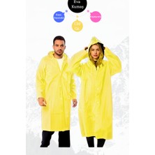 Bonjour Gift & Hobby Siyah Unisex Eva Kumaş Su Rüzgar Geçirmez Yetişkin Yağmurluk