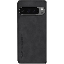 Microcase Google Pixel 10 Için Luxury Leather Series Deri Desenli Plastik Koruma Kılıf - AL8125