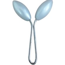 Nuvigo Eşarp Klipsi Başak Model Beyaz 1 Adet