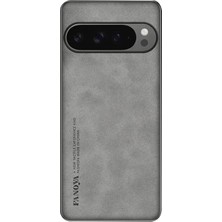 Microcase Google Pixel 10 Için Luxury Leather Series Deri Desenli Plastik Koruma Kılıf - AL8125
