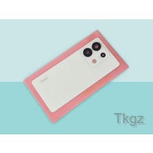 Tkgz Xiaomi REDMİ NOTE 13 -5G- Arka Pil Batarya Kapağı Kapak ( Full Kamera Lensli ) BEYAZ