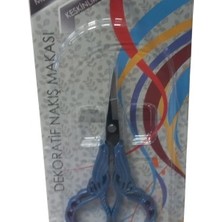 Nuvigo Nakış Makası Dekoratif Mavi YBL-403 Model 16