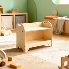 Luvy Kids Furniture Filyo Figürlük & Yer Kitaplığı Çocuk Montessori