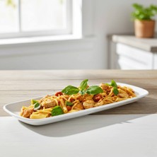 Külsan 112.PW - 3'lü Dikdörtgen Tavuk Tabağı 47X15 Cm, Thermoset Melamin