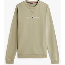 Tommy Hilfiger Th Orijinal Logo Detaylı Rahat Sweatshirt