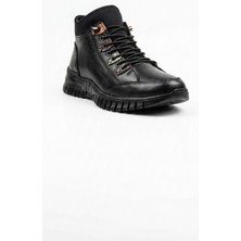 Ustalar Ayakkabı Siyah Kadın Hakiki Deri Bot 725.1988