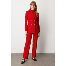 Ekol Kadın Düz Kesim Boru Paça Pantolon  5027