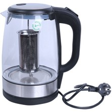 Özbience Beyaz 2.2l Cam Kettle 2200W, 220-240V, Sımtech KM-4717, 2 Yıl Garantili