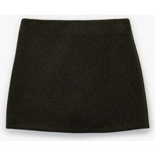 Koton Regular Fit A Kesim Kaşe Mini Etek