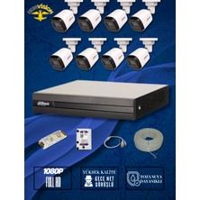 Dahua 2mp 8 Kameralı Hdcvı Set Fullpaket