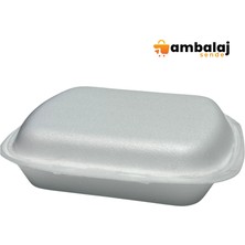 Mod 23CY Kapaklı Köpük Tabak - 100 Adet