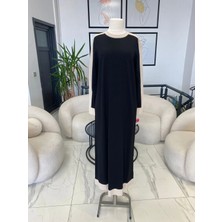 Nuss Omzu Çizgili Elbise