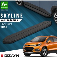 S-Dizayn Chevrolet Trax Skyline Siyah Yan Basamak 163 Cm 2013-2022 A+ Kalite