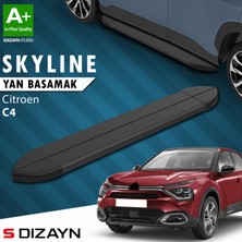S-Dizayn Citroen C4 3 Skyline Siyah Yan Basamak 183 Cm 2021 Üzeri A+ Kalite