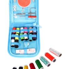 Nuvigo Iplik Set Fermuarlı Plastik Dikiş Seti Mavi