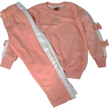 MG Mini Giyim Kolları Kurdeleli Ikili Kız Çocuk Takım