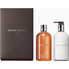 Molton Brown Sunlit Clementine-Vetiver Lüks Duş Jeli ve Losyon Seti