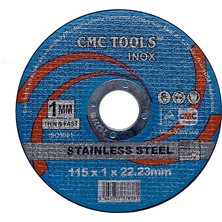 Inox Kesici Taş Spiral Taşı 115X1.0X22MM 25 Adet, Dayanıklı ve Yüksek Performanslı