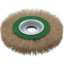 Saçaklı Daire Fırça 125MM, Güçlü ve Dayanıklı Temizlik Aracı