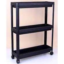 Shopwave Siyah Çok Amaçlı Katlı Raf Ünitesi (5047)