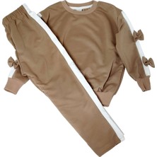 MG Mini Giyim Kolları Kurdeleli Ikili Kız Çocuk Takım