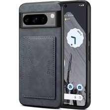 Microcase Google Pixel 10 ile Uyumlu Kartlıklı Standlı Deri Kaplama KILIF-AL5138