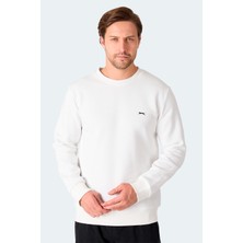 Slazenger MEGAR I Erkek  Ekru Sweatshırt