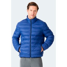 Slazenger BRAUM Erkek Şişme Saks Mavi Mont & Kaban