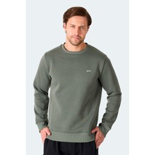 Slazenger MEGAR I Erkek  Haki Sweatshırt