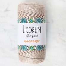 Evyora Loren Macrame Bej El Örgü Ipi - Rm 030 - 34340
