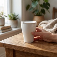 Güral Porselen Kapaklı Mug Bardak 300 cc