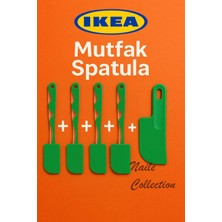 Ikea Silikon Spatula Seti 5 Li Isıya Dayanıklı, Esnek Yapışmaz