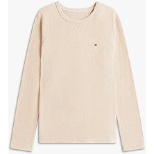 Tommy Hilfiger Essential Waffle Örme Flanel Pijama Takımı