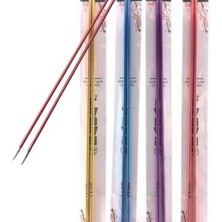 Nuvigo Metalize Çift Renk Şiş 35 cm 5 Numara (Renk Stoğa Göre)