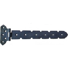 Skygo Antika Tarz Dekoratif Pirinç Kuyruklu Lama Menteşe - 103x380 mm, Oksit