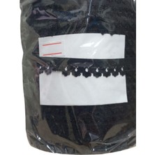 Judge Çamaşır Lastiği Dantelli 1 cm 75 Metre 1 Top Siyah